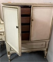 Antique armoire; 36x24x38