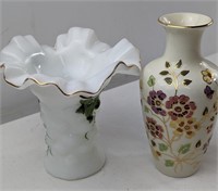 HUNGARIAN VASE + Ruffled vase