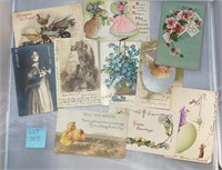 10 Easter Antique/Vintage Postcards Ephemera