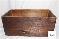WOODEN CRATE MARKED HERCULES POWDER