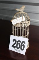 (1) Small Aged Birdcage (U241)