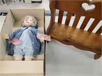 Baby Doll in the Box and Doll Bench