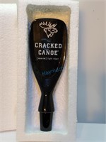 CRACKED CANOE BEER TAP HANDLE 6"