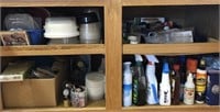 Contents of cabinet.