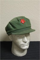 Chinese PLA Military Hat With Communist Red Star