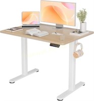 Electric Standing Desk  40x24  Natural Top