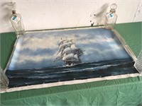 Ship Painting on Canvas (W. Sopia)