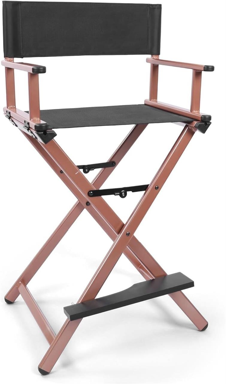 Height Tall Directors Chair  Folding Makeup Chair
