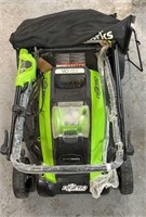 19in Digipro Brushless green works lawnmower -