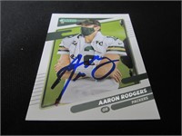 Aaron Rodgers Packers signed Sports Card w/Coa