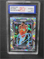 Joel Embiid Signed Auto Slabbed Sports Card