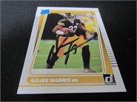 Najee Harris Steelers signed Sports Card w/Coa