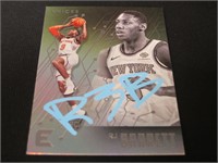 RJ Barrett Signed Knicks Sports Card W/Coa