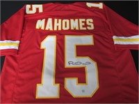 Patrick Mahomes Chiefs signed Jersey w/Coa