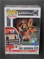 Joe Burrow Bengals signed Funko Pop w/Coa