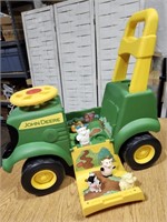Vintage John Deere Kids Ride On Toy 3nOne
