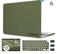 CISSOOK Avocado Green Case for MacBook Pro 16