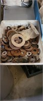 box of various washers