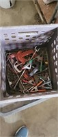 Box lot of clamps