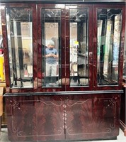 323 - CHINA HUTCH  / CURIO DISPLAY CABINET