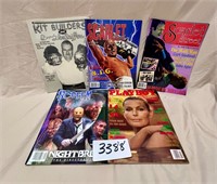 Lot of 5 Magazines Scarlet Street Screem Playboy