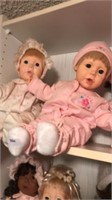 2 dolls pink