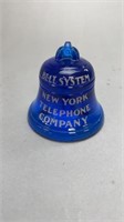 Cobalt Blue Paperweight Vintage Telephone Company