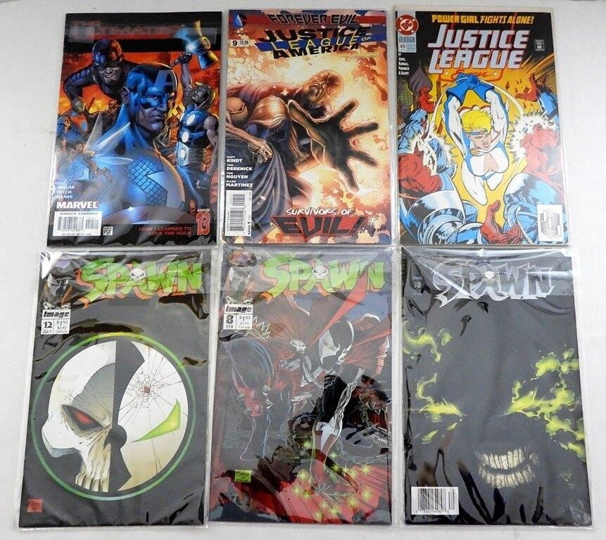 (6) SPAWN, JUSTICE LEAGUE & MORE
