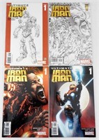 (4) ULTIMATE IRON MAN #1 ISSUES