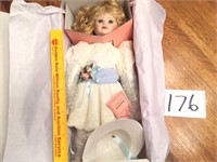 Kingsgate Handcrafted Porcelain Doll with Hat and