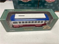 ANHEISER-BUSCH TROLLEY CAR BANK