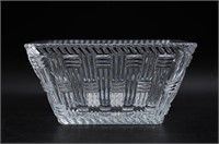 Tiffany & Co. Crystal Basket Trinket Bowl