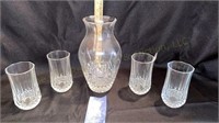 5pc Longchamp Crystal Water Set