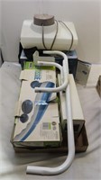 massager, humidifier, dryer, metal bars