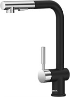 TORVA Black Pull Down Kitchen Faucet