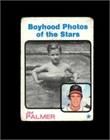 1973 Topps #341 Jim Palmer BP P/F to GD+