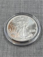 1991 American Silver Eagle in hard case