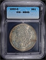 1900-O MORGAN DOLLAR ICG MS65