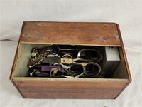 Box with Misc Vintage Items