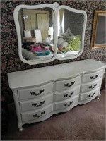 Bassett Dresser and Wall Mirror - this is