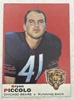 (J) 1969 Topps Bryan Piccolo Rookie Chicago Bears