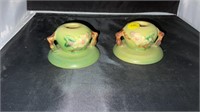 ROSEVILLE POTTERY CANDLE HOLDERS #351