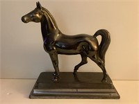 Vintage Bronze Horse, 13in Tall X 12.5in Long