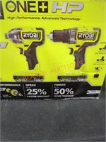 Ryobi 18v brushless 2-tool combo kit