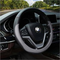 14.5-19 Inches Car Steering Wheel Cover Leather In