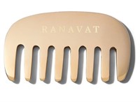 RANAVAT Kansa Hair Comb For scalp detox