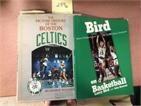 2 books, The Picture History of the Boston Celtics