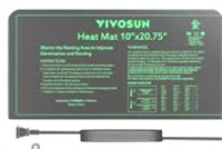 10"x20.75" Seedling Heat Mat - 120 Volt