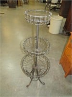 METAL 3 TIERED DISPLAY STAND