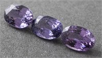 1.80 Cttw. Loose Oval Cut Purple Sapphires 3